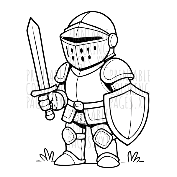 Brave Medieval Knight Armor Adventure