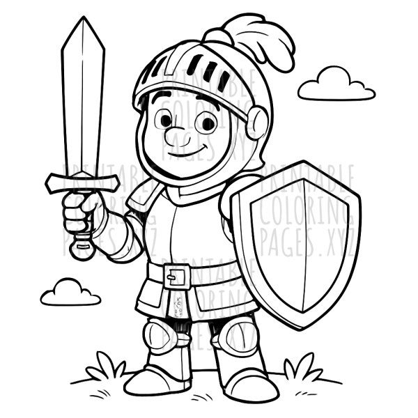 Gallant Medieval Knights in Shining Armor
