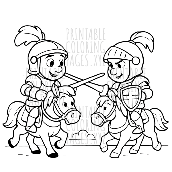 Brave Medieval Knights Jousting Adventure