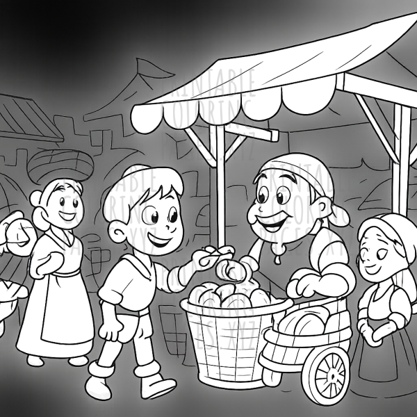 Medieval Marketplace Adventure