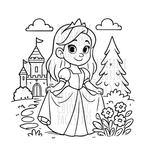 Enchanting Medieval Princess Castle Garden Adventure
