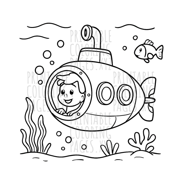 Underwater Miniature Submarine Adventure