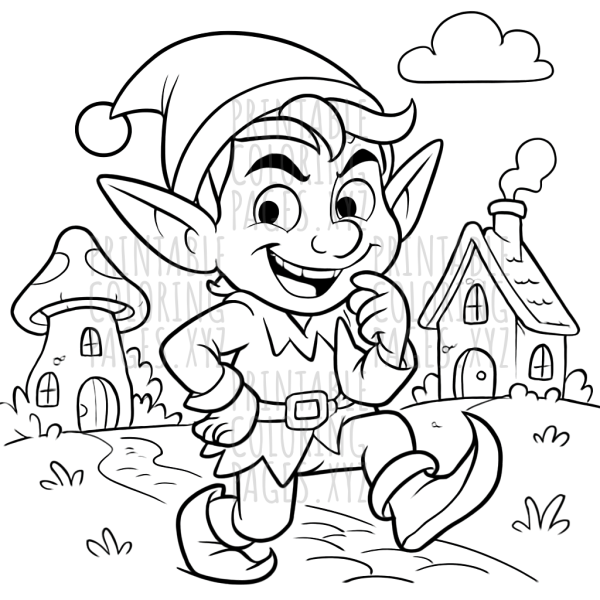 Whimsical Scenes from the Mischievous Elf Village