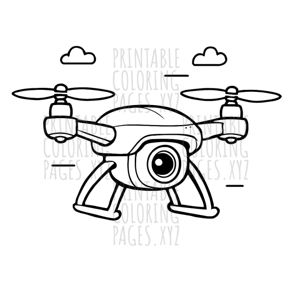 Futuristic Surveillance Drone Adventures