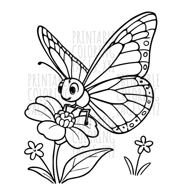 Graceful Monarch Butterfly on Vibrant Flower