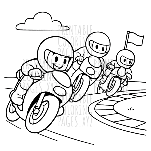 High-Speed Motorcycles Racing Adventure