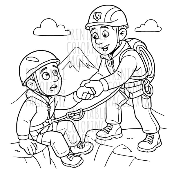 Heroic Mountain Rescue Adventure