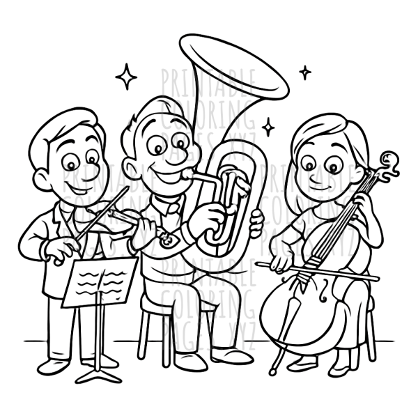 Orchestra Harmony: Musical Instrument Fun for Kids