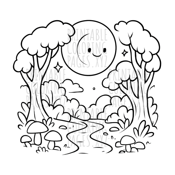 Mystical Moonlit Grove Adventure