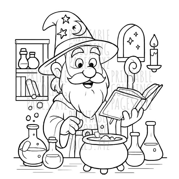 Mystical Wizard’s Enchanted Laboratory Adventure