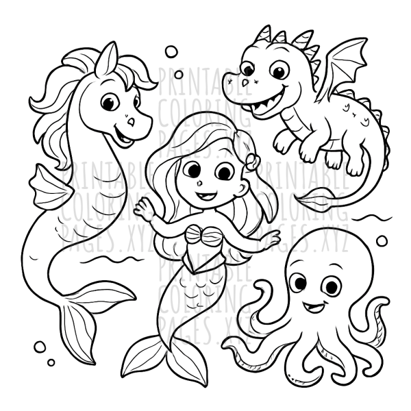 Enchanted Mythical Sea Creatures Adventure