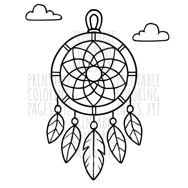 Dreamcatcher Magic: A Native American Inspired Coloring Journey