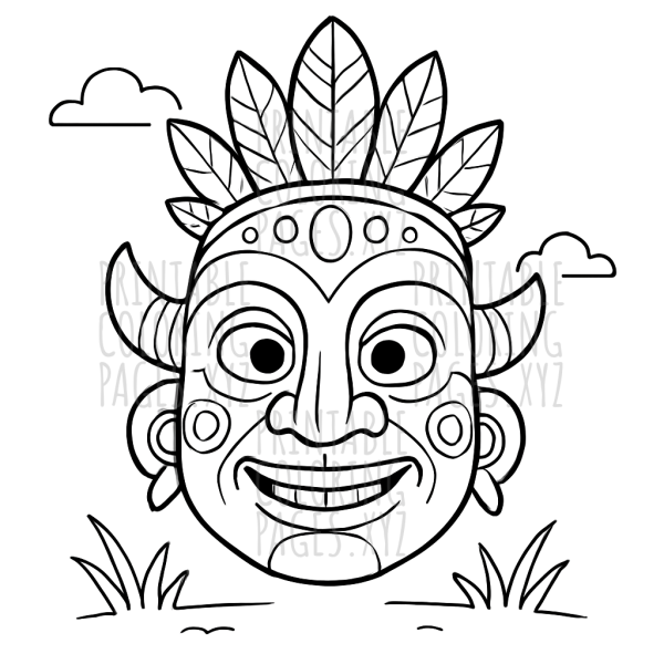 Vibrant Tribal Masks Adventure
