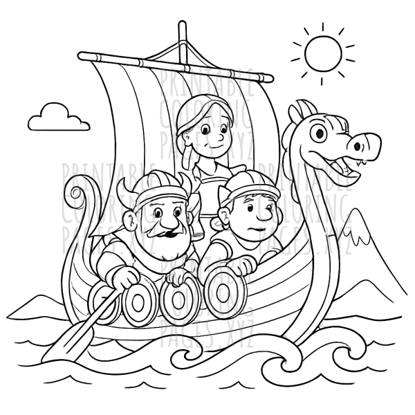 Epic Nordic Longship Voyage Adventure