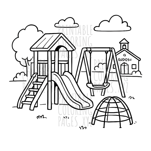 Playful Days at the Nostalgic School Playground