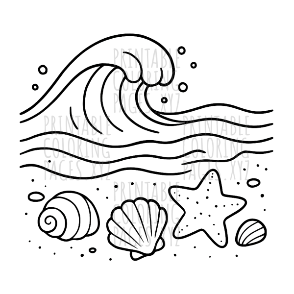 Seaside Adventures with Ocean Tides and Seashells