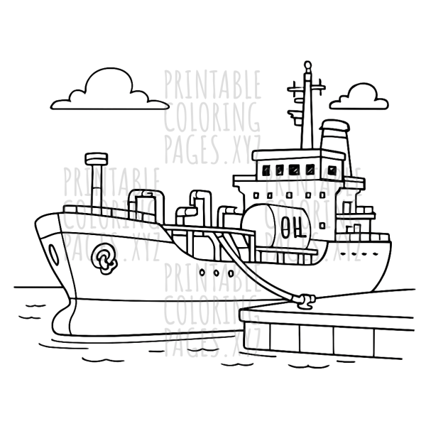 Majestic Oil Tanker Docking Adventure
