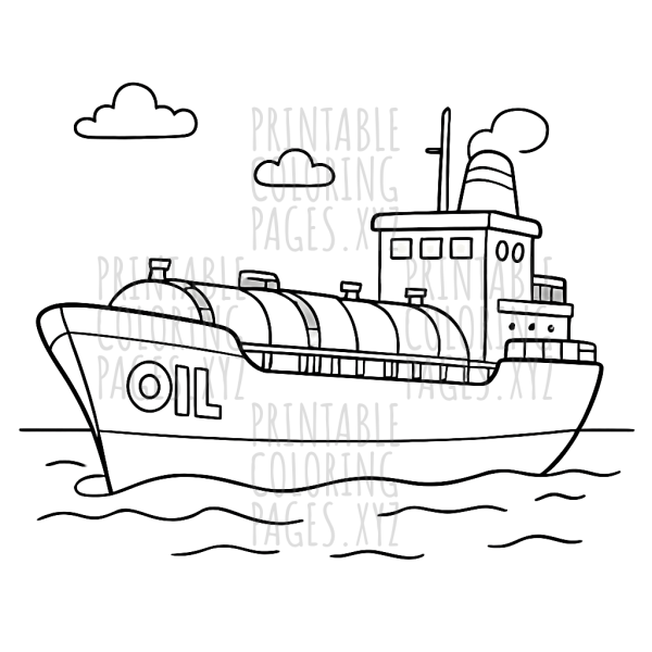 Majestic Oil Tanker Adventure at Sea