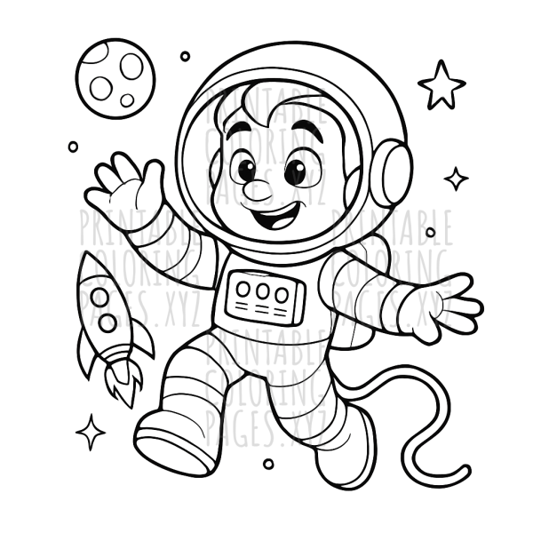 Astronaut Adventure in Outer Space