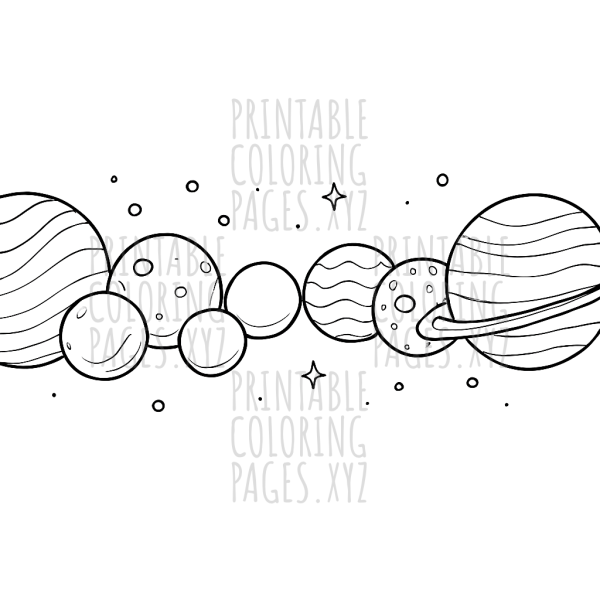 Majestic Outer Space Planets Adventure