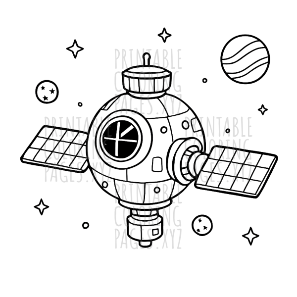 Explore the Cosmic Wonders of an Outer Space Station