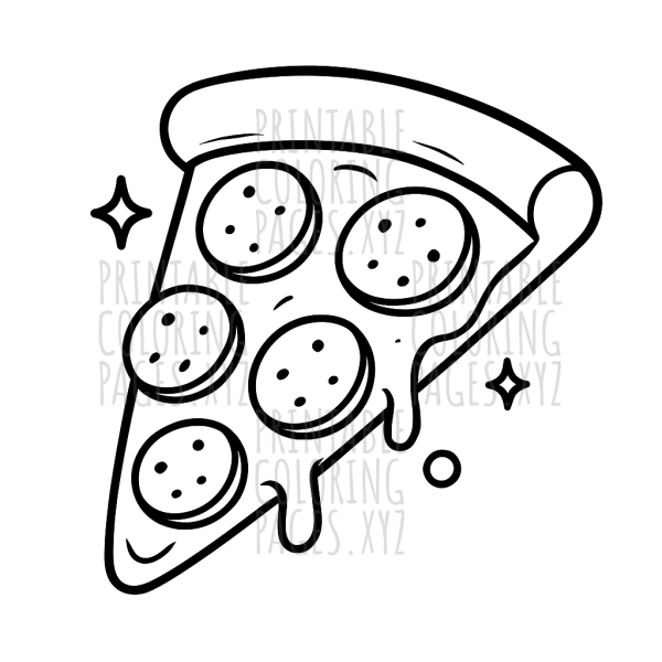 Delicious Pepperoni Pizza Slice Adventure