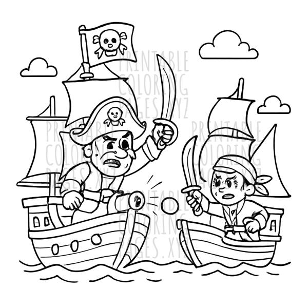 Epic Pirate Ship Battle Adventure