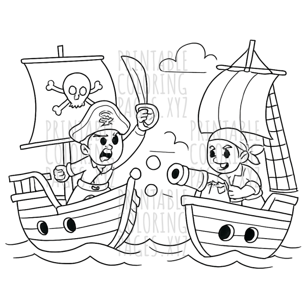 Epic Pirate Ship Battle Adventure
