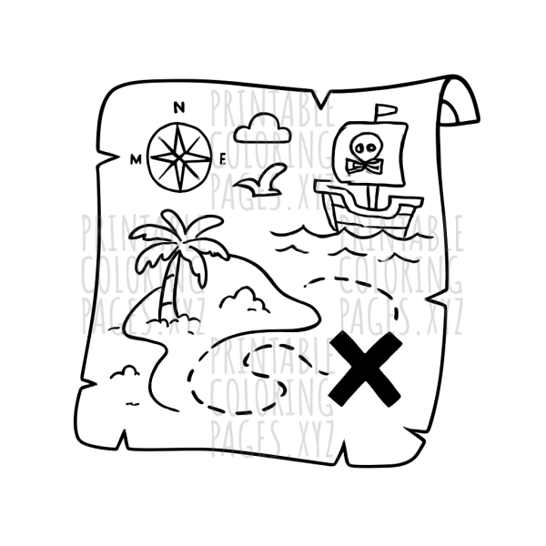 Pirate Treasure Map Adventure
