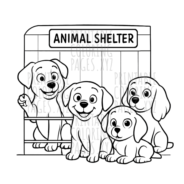 Playful Puppies Waiting for Love