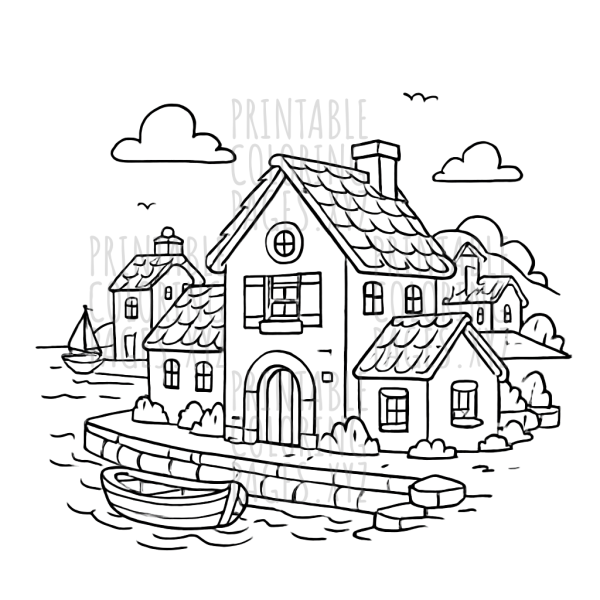 Cozy Charm of a Quaint Seaside Village