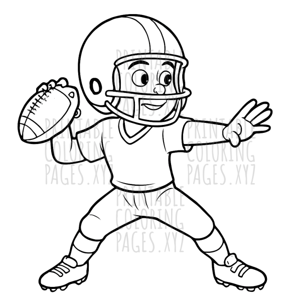Dynamic Quarterback Throw Action Scene