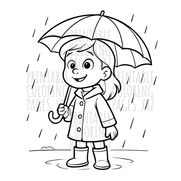 Bright Umbrella Adventures on Rainy Days