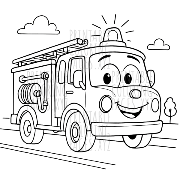 Brave Red Fire Truck Rescue