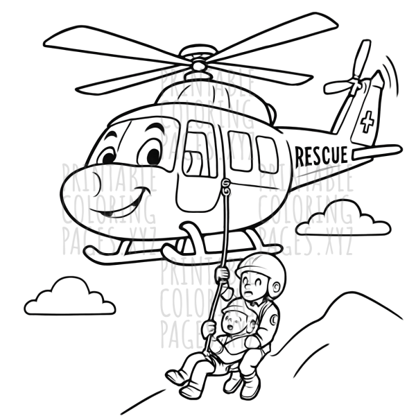 Heroic Rescue Helicopters in Action