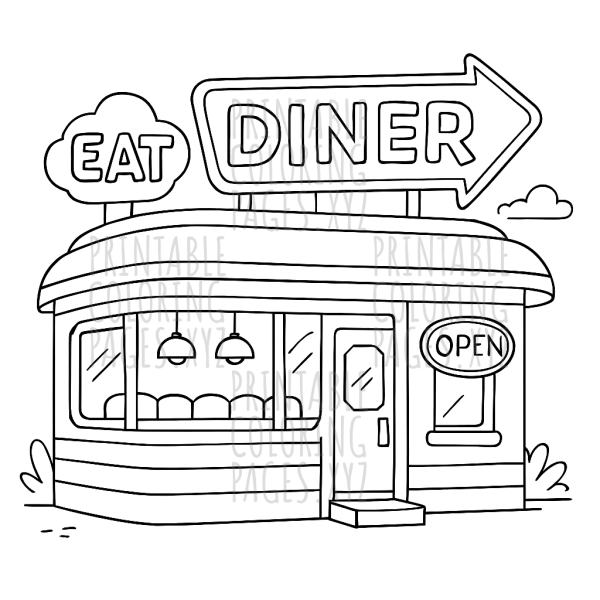 Neon Nights at the Retro Diner