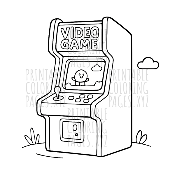 Retro Arcade Game Adventure