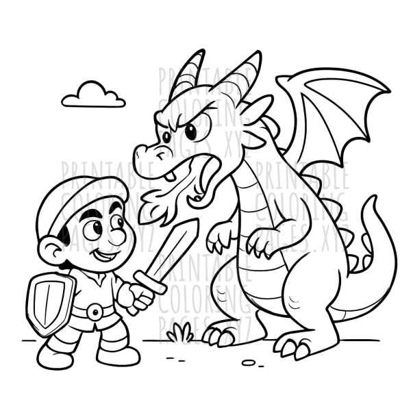 Epic Retro Video Game Battle Adventure