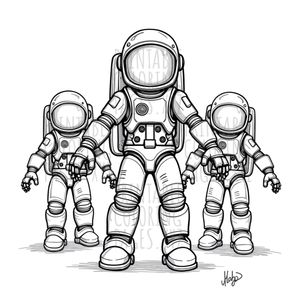 Cosmic Robot Astronaut Adventures
