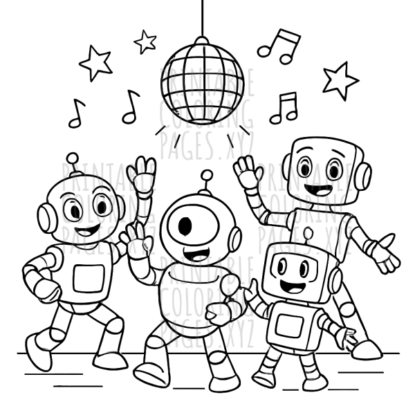 Robot Dance Party Fun