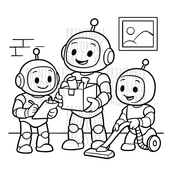 Busy Robot Helpers in Action