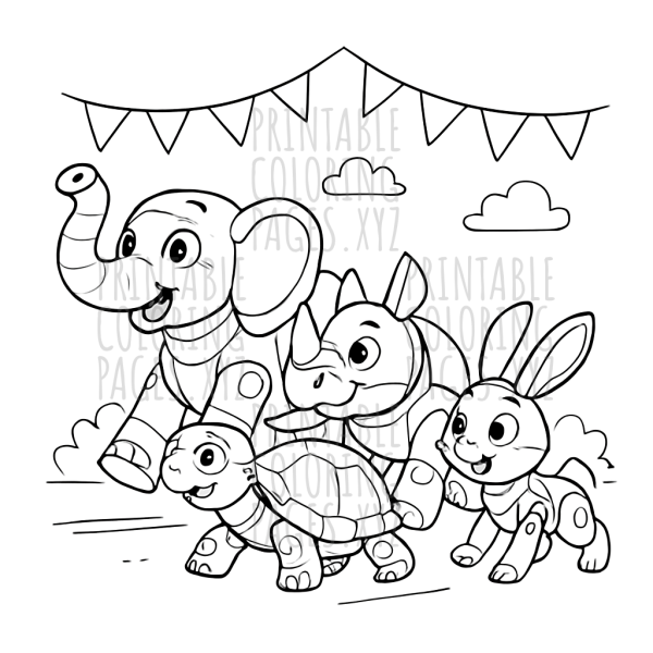 Robotic Animal Parade Adventure