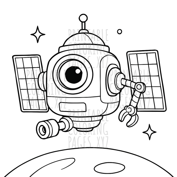 Galactic Explorer: Robotic Space Station Adventure