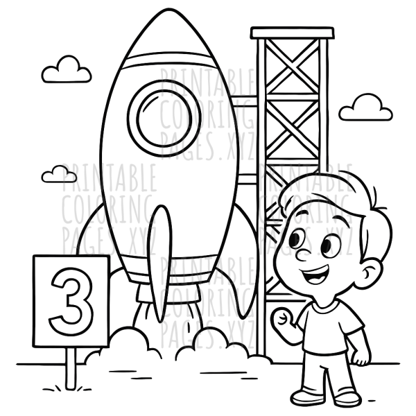 Countdown to Blastoff: Rocket Launch Adventure