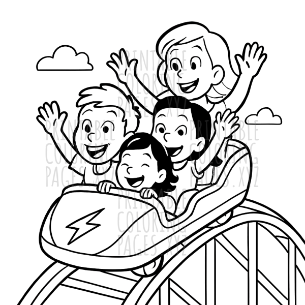 Thrilling Roller Coaster Adventure
