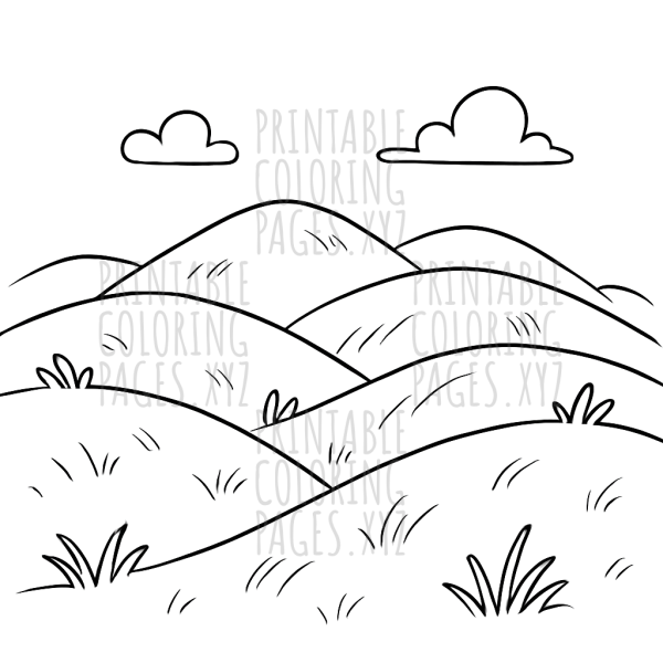 Gentle Rolling Grassy Hills Adventure