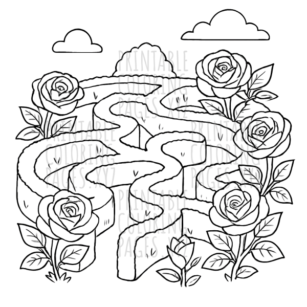 Discover the Magic of a Rose Garden Maze