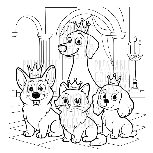 Regal Companions: Royal Pets of the Palace