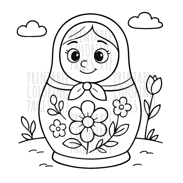 Beautiful Russian Nesting Dolls Art
