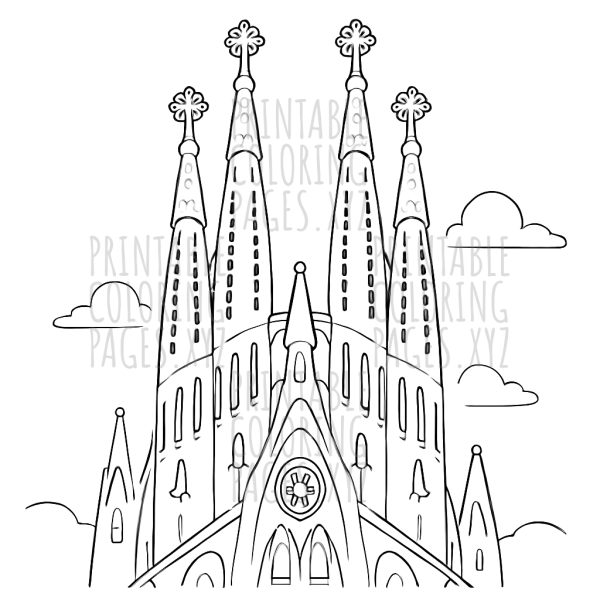 Sagrada Familia Spires: A Stunning Architectural View